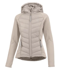 STEEDS Veste bi-matière à capuche Elisa champagne Online