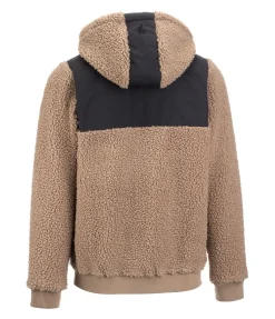 Felix Bühler Veste bi-matière avec polaire Teddy homme Ottawa caramel Sale
