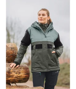 EQUESTRIAN WORK WEAR Veste d'extérieur d'hiver à capuche forêt Sale