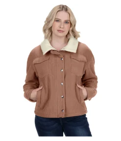 TWIN OAKS Veste d'hiver en velours côtelé Red Rocks gingembre confit Outlet