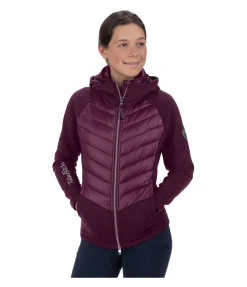 Felix Bühler Veste d'équitation bi-matière enfant Dora noir-violet