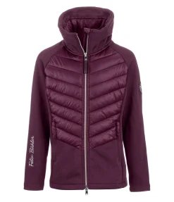 Felix Bühler Veste d'équitation bi-matière enfant Dora noir-violet