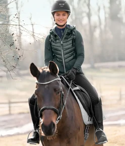Felix Bühler Veste d'équitation bi-matière enfant Bellia thé vert Discount