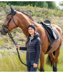 Felix Bühler Veste d'équitation bi-matière enfant Dora navy