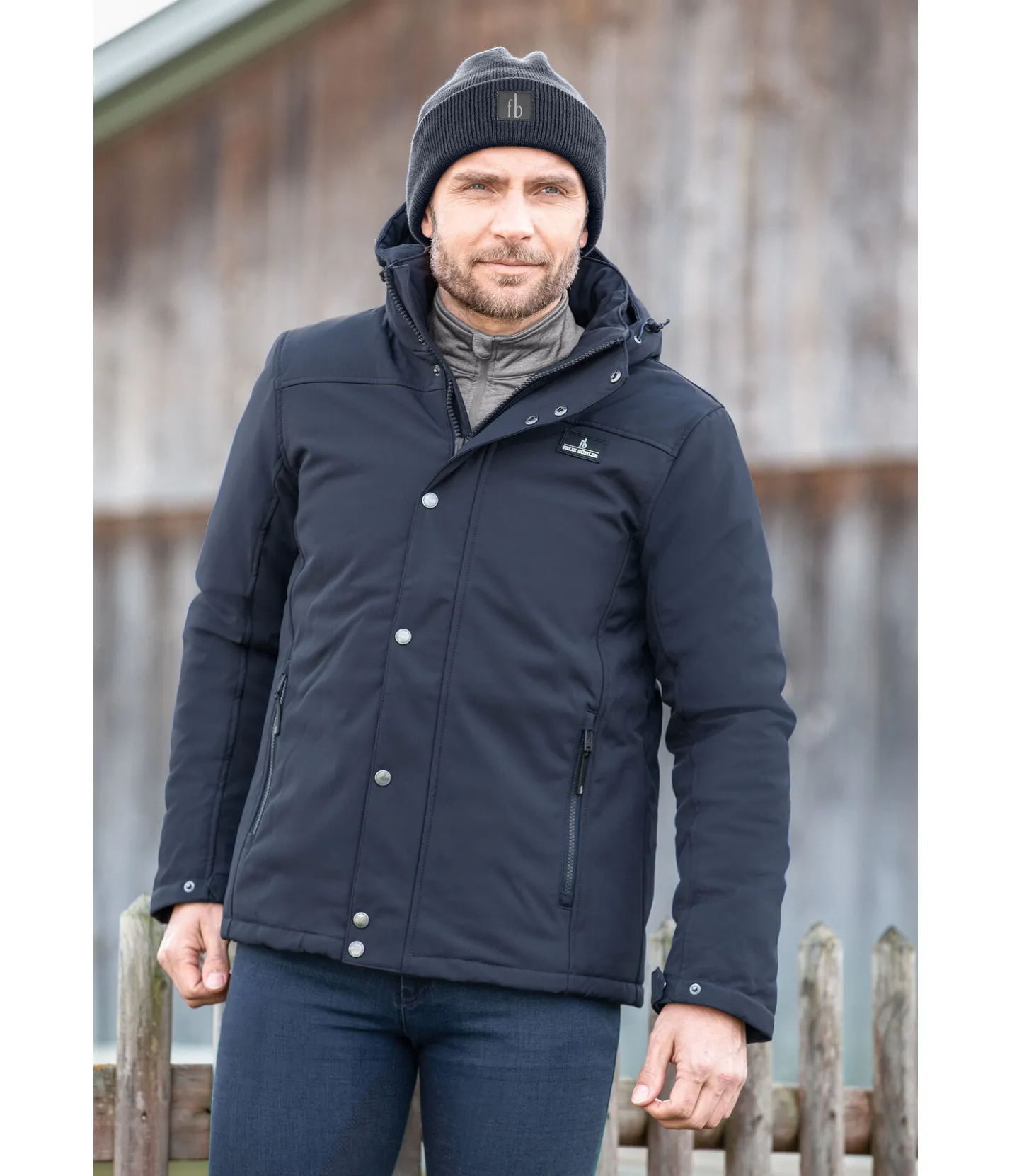 Felix Bühler Veste d'équitation d'hiver softshell homme Bozeman navy Best