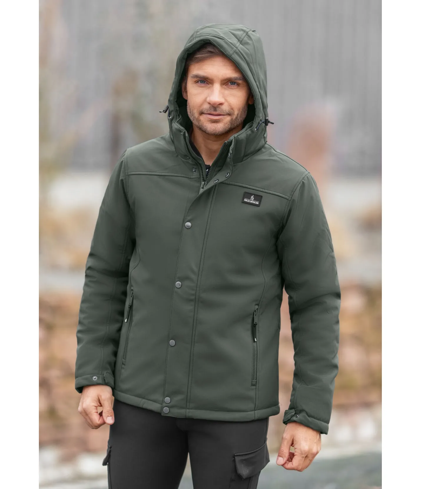 Felix Bühler Veste d'équitation d'hiver softshell homme Bozeman forêt Outlet