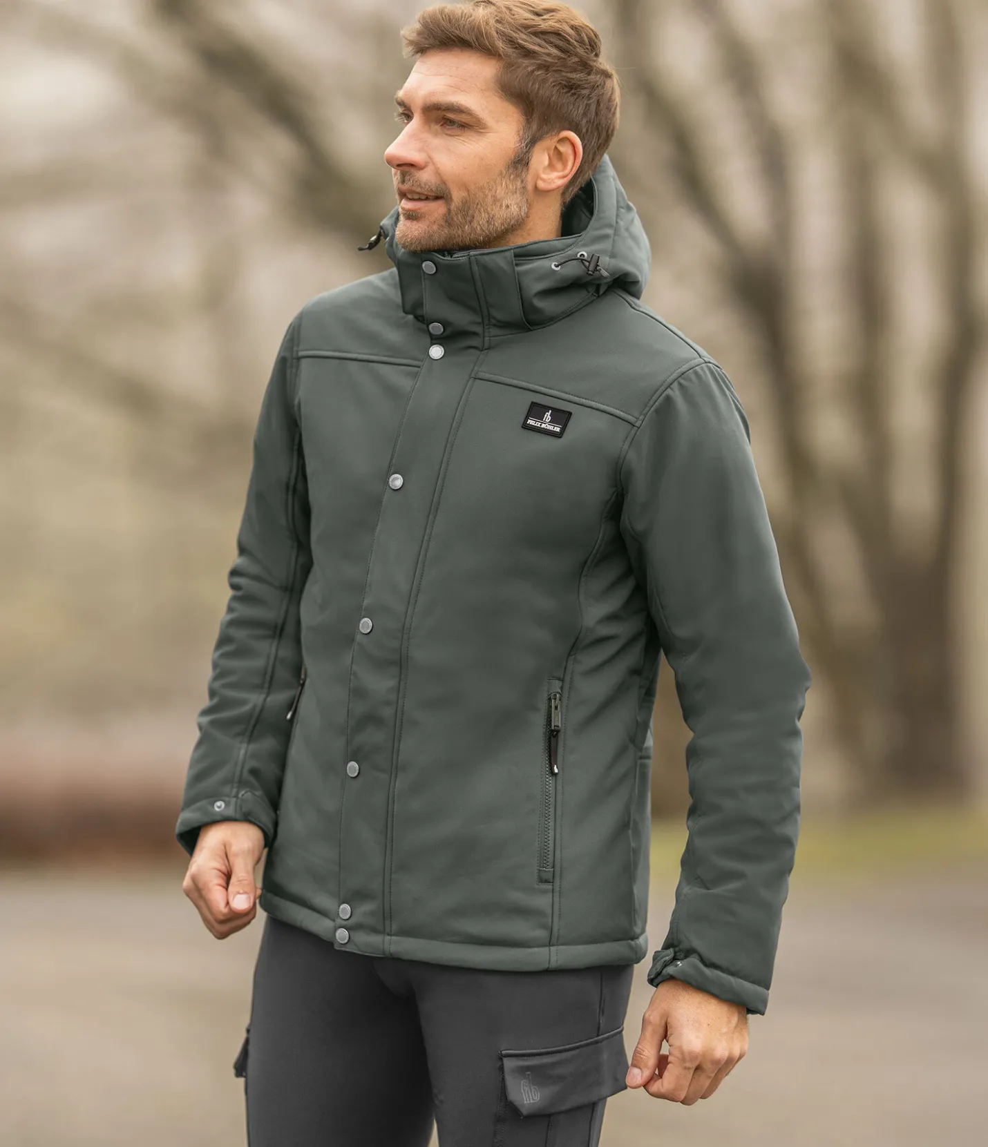 Felix Bühler Veste d'équitation d'hiver softshell homme Bozeman forêt Outlet
