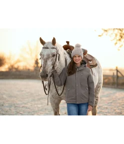 STONEDEEK Veste d'équitation d'hiver unisexe Peyton macadamia