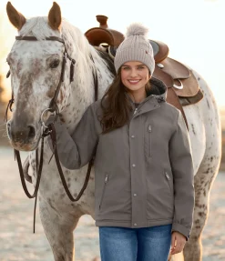 STONEDEEK Veste d'équitation d'hiver unisexe Peyton macadamia