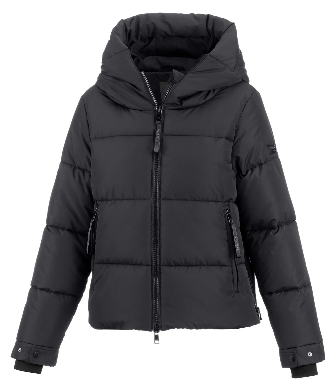 Felix Bühler Veste d'équitation matelassée à capuche Amilia noir Outlet