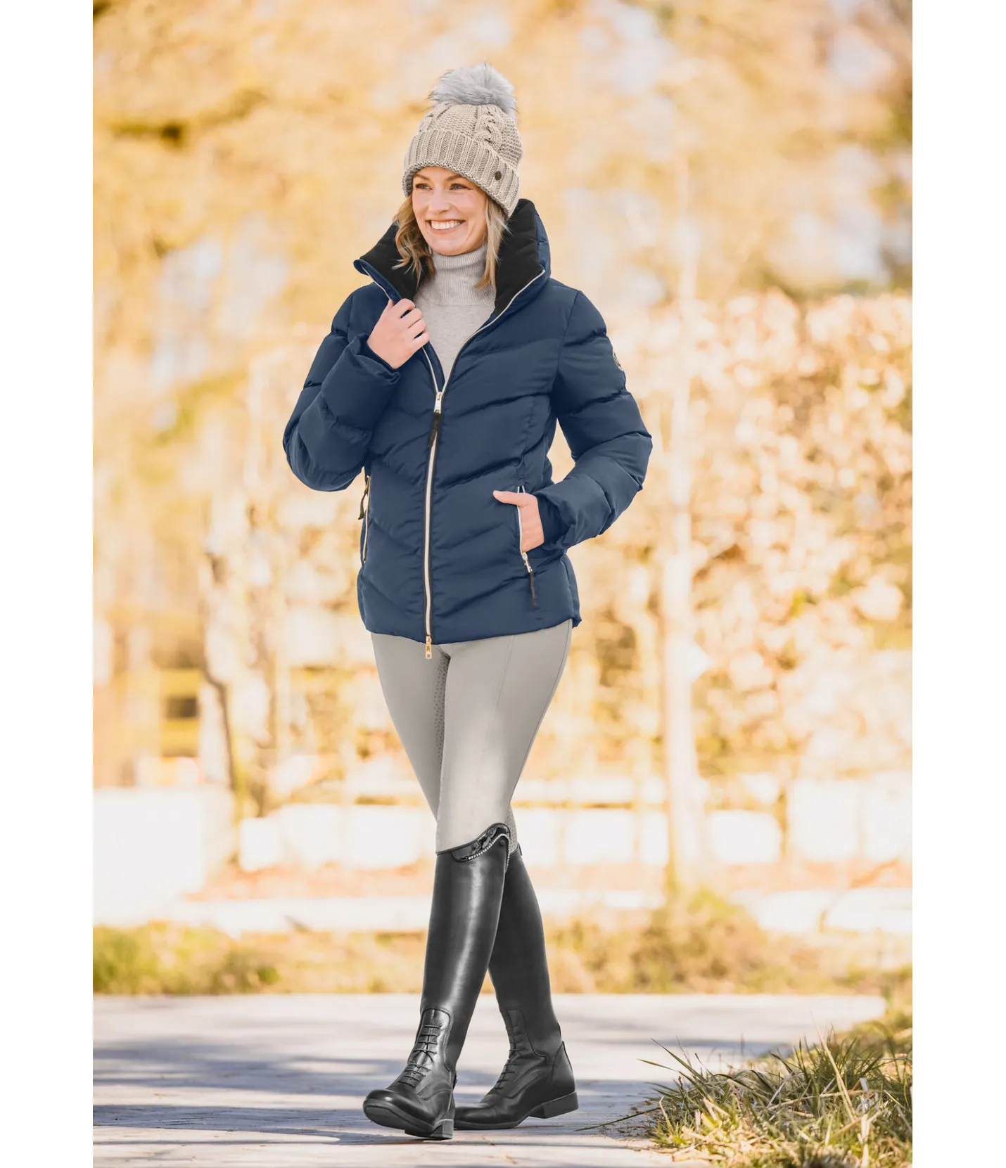 Felix Bühler Veste d'équitation matelassée Emma navy Discount