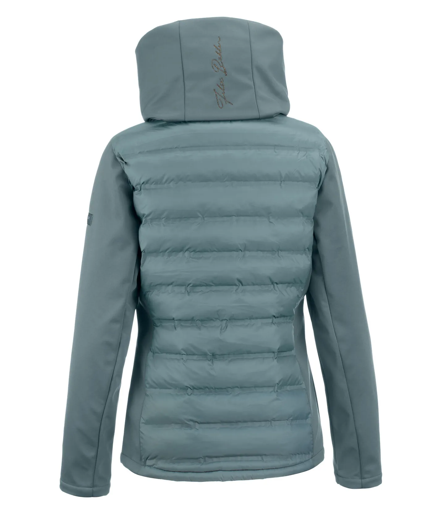 Felix Bühler Veste d'équitation softshell bi-matière à capuche Celina vert jade Best