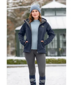 Felix Bühler Veste d'équitation softshell à capuche Lara II navy