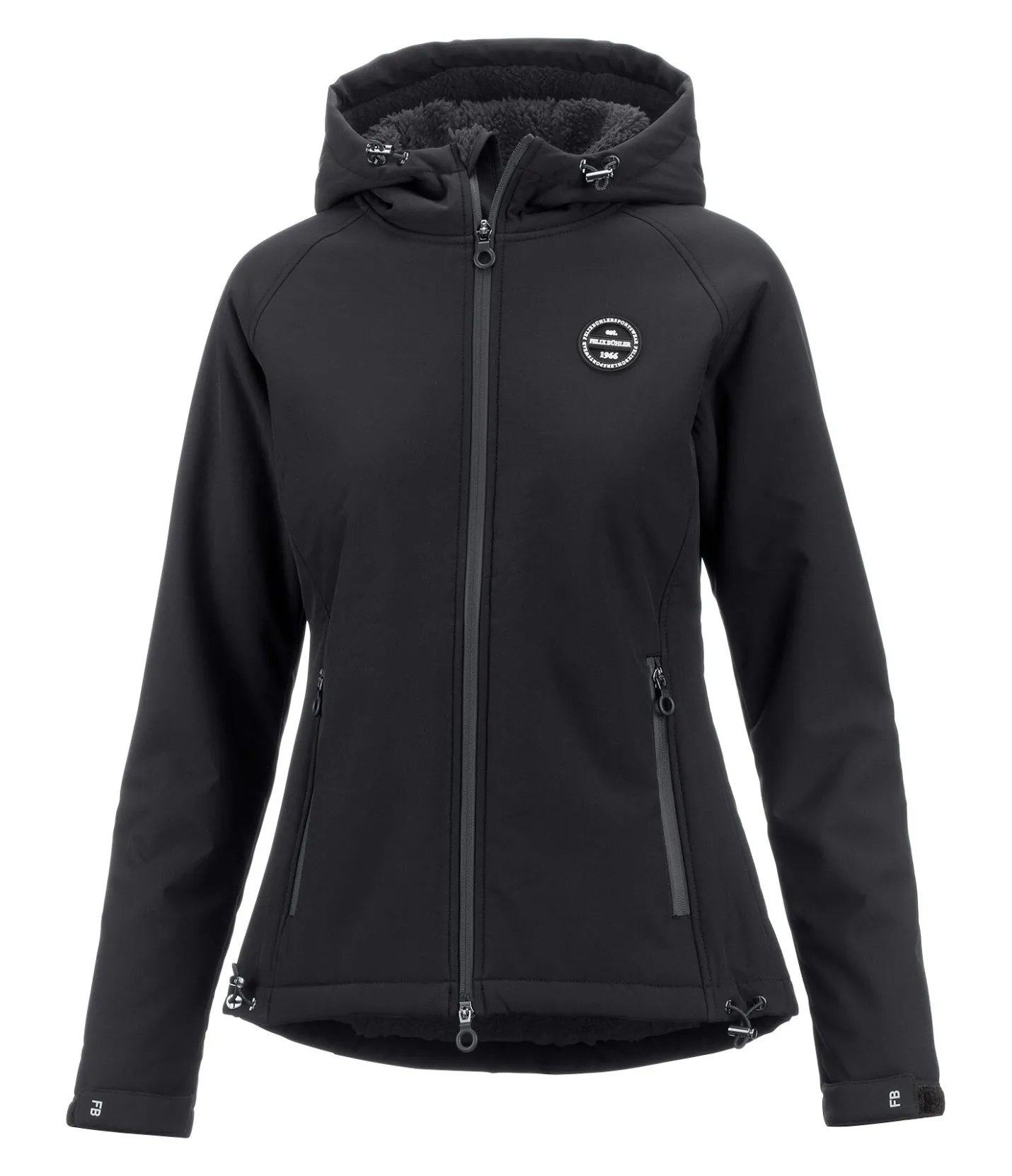 Felix Bühler Veste d'équitation softshell à capuche Lara II noir Online
