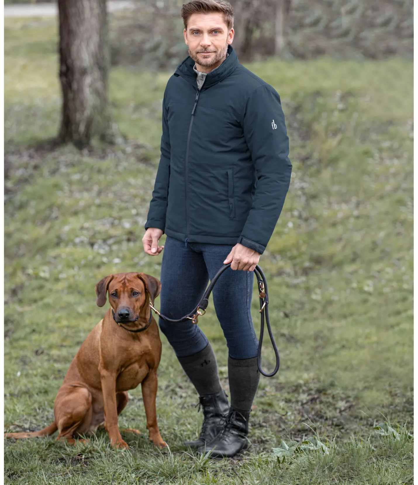 Felix Bühler Veste d'équitation technique d'hiver homme Woodstock navy Clearance