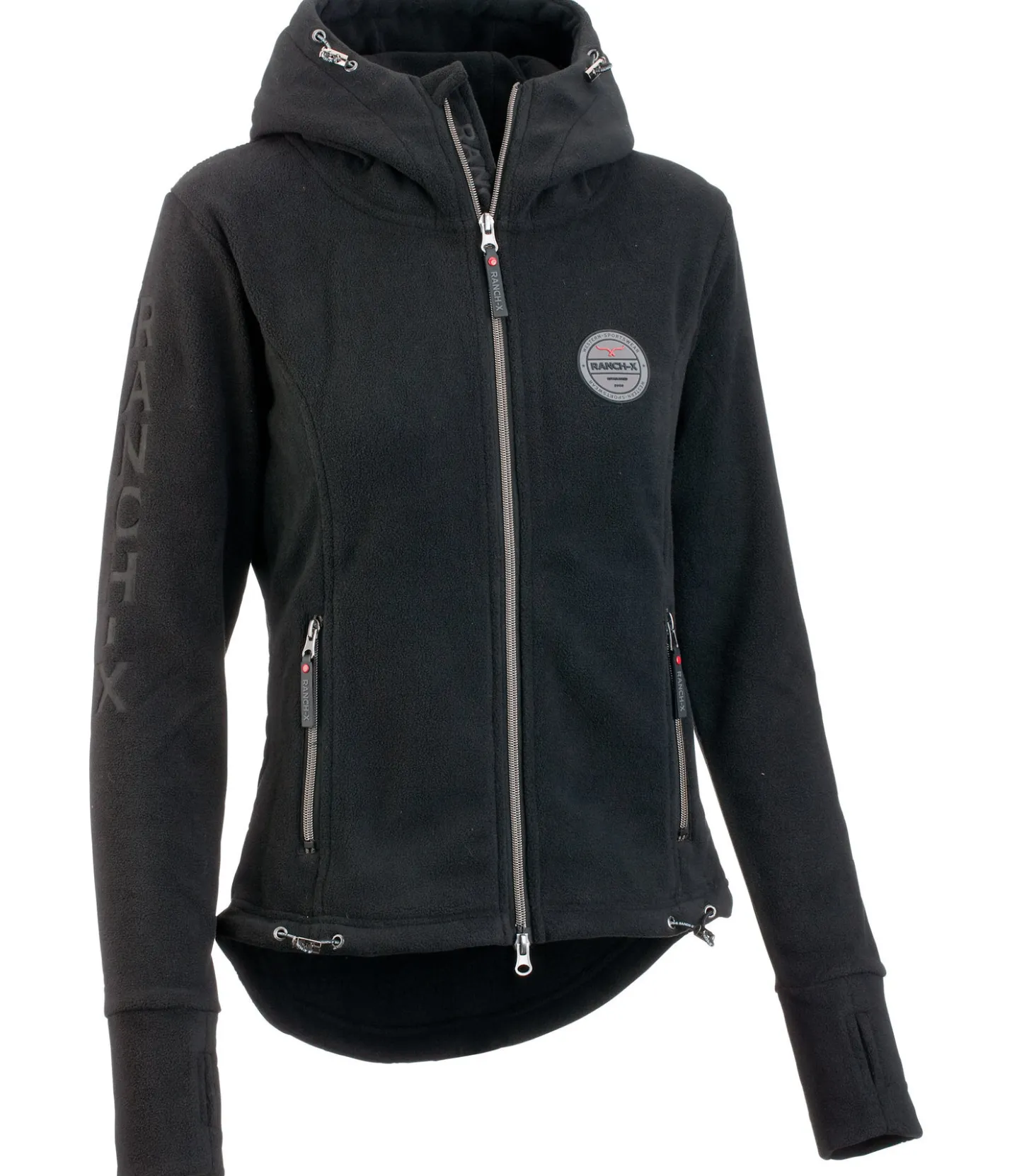 RANCH-X Veste en polaire Jamie noir