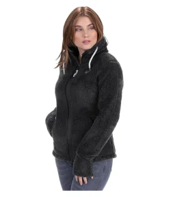 Felix Bühler Veste en polaire Teddy Ella II noir Outlet
