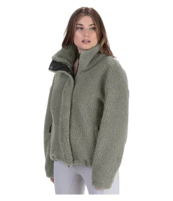 Felix Bühler Veste en polaire Teddy Fay vert pastel Clearance