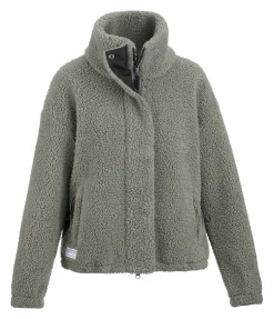 Felix Bühler Veste en polaire Teddy Fay vert pastel Clearance