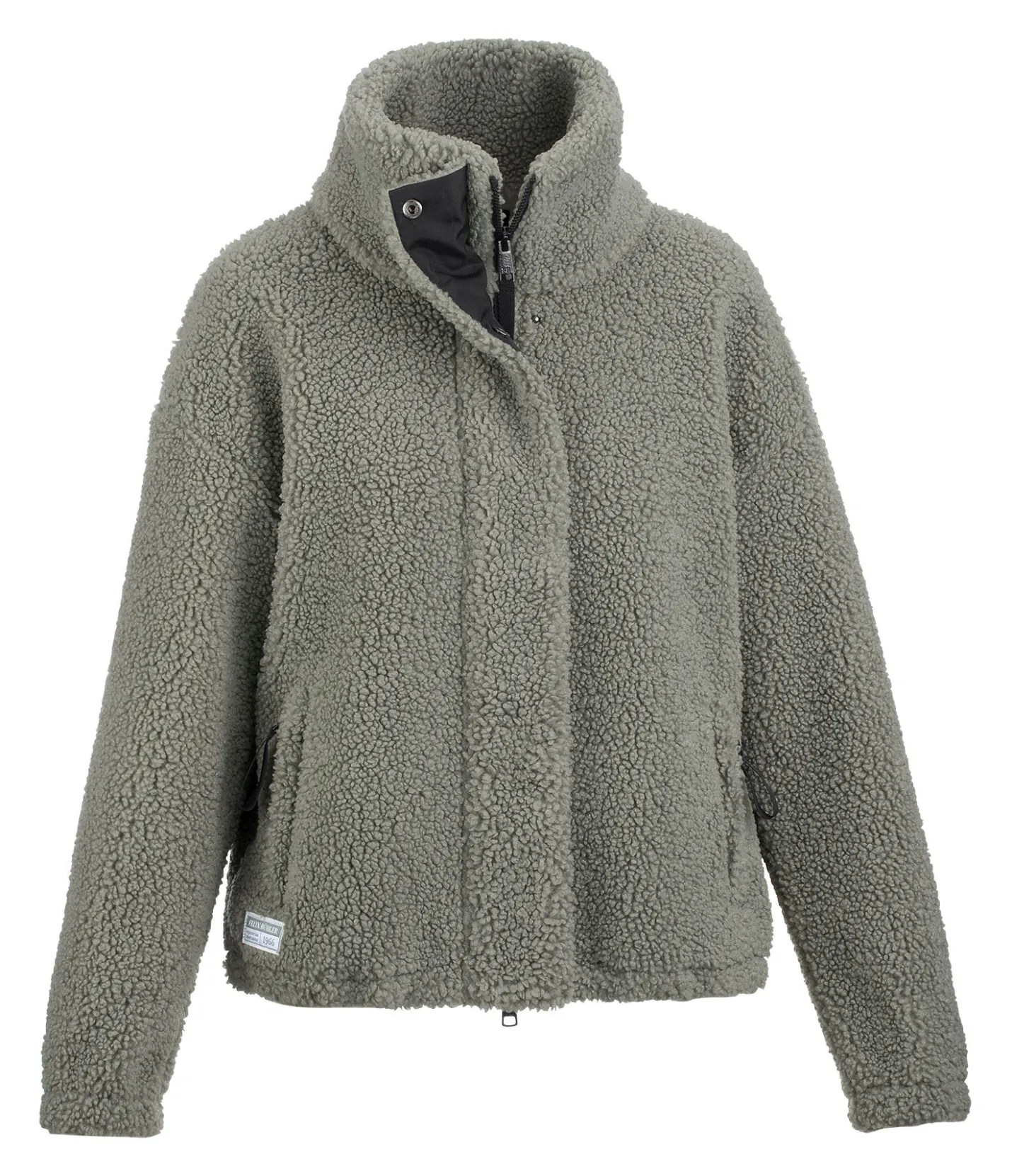 Felix Bühler Veste en polaire Teddy Fay vert pastel Clearance