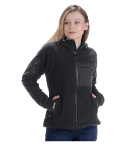 TWIN OAKS Veste en sherpa à capuche Rockies noir Sale