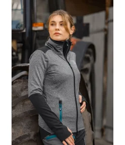 EQUESTRIAN WORK WEAR Veste fonctionnelle en stretch anthracite New