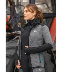 EQUESTRIAN WORK WEAR Veste fonctionnelle en stretch anthracite New