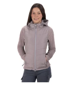 STEEDS Veste matelassée bi-matière enfant Inja chocolat latté Hot