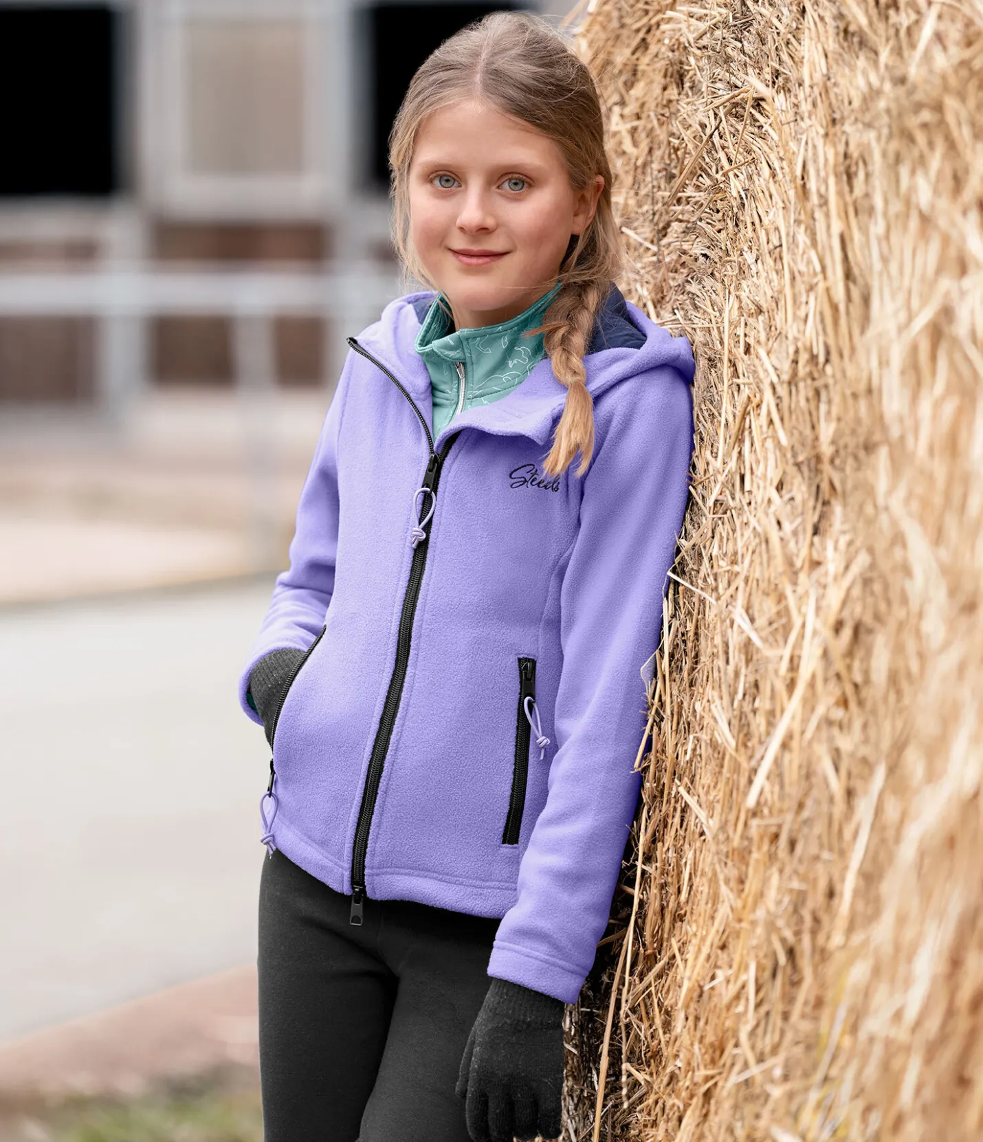 STEEDS Veste polaire à capuche Enfant Sibille Winter crocus Online