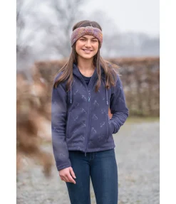 STEEDS Veste polaire à capuche enfant Shanti violet ancien Sale