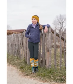 STEEDS Veste polaire à capuche enfant Shanti violet ancien Sale
