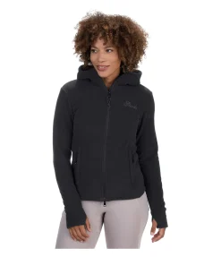 STEEDS Veste polaire à capuche hiver Kiki noir New