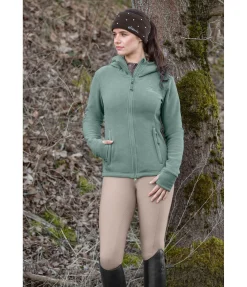 STEEDS Veste polaire à capuche hiver Kiki eucalyptus