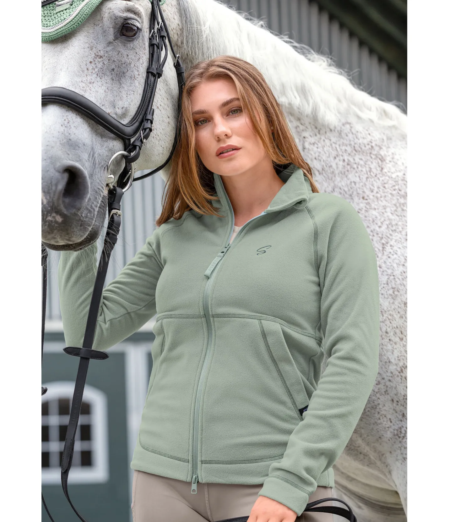STEEDS Veste polaire Inga menthe poivrée Hot