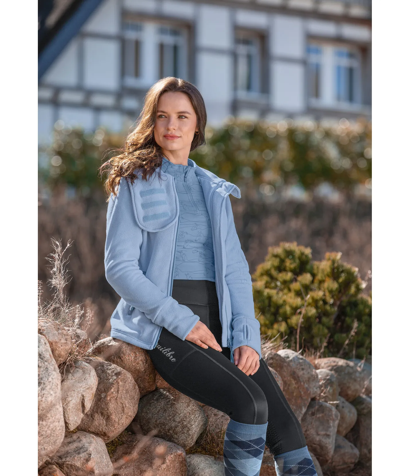 STEEDS Veste polaire Nanuk bleu cristal Clearance