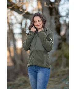 STONEDEEK Veste polaire Willa vert mousse New