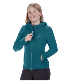 STEEDS Veste polaire avec capuche enfant Cadie turquoise foncé Clearance