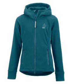STEEDS Veste polaire avec capuche enfant Cadie turquoise foncé Clearance
