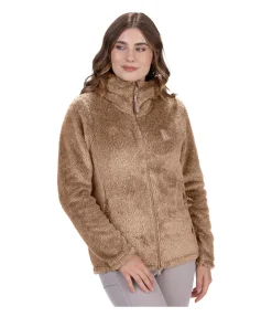 Felix Bühler Veste polaire Teddy avec capuche Lisa latte macchiato Discount