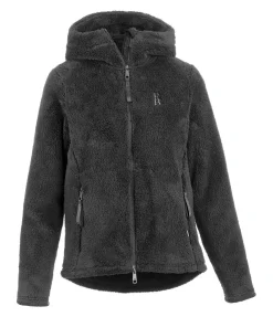 Felix Bühler Veste polaire Teddy avec capuche Lisa noir Online
