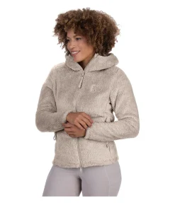 Felix Bühler Veste polaire Teddy avec capuche Lisa champagne