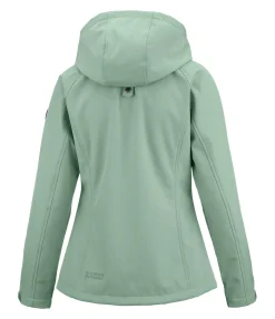 Felix Bühler Veste softshell à capuche Merle aloe vera Sale