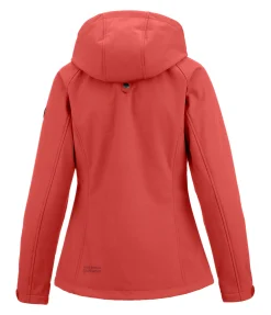 Felix Bühler Veste softshell à capuche Merle gingembre orange New