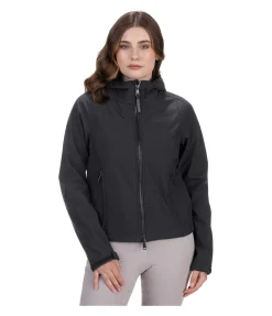 Felix Bühler Veste softshell cropped à capuche Hanne noir Hot