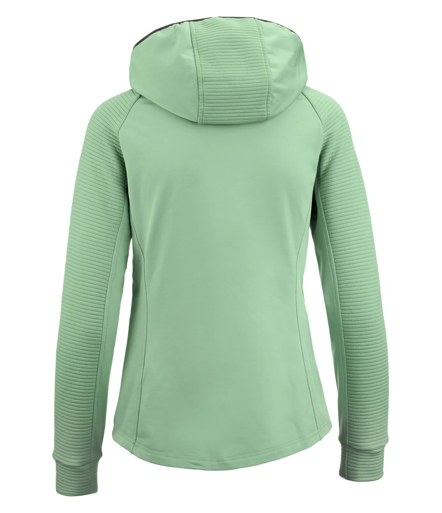 Felix Bühler Veste stretch bi-matière à capuche Lene aloe vera Best