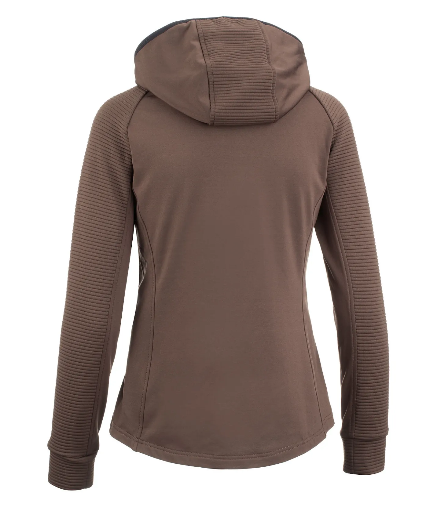 Felix Bühler Veste stretch bi-matière à capuche Lene cannelle Best