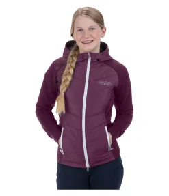 Felix Bühler Veste stretch bi-matière Enfant Daniela II noir-violet New