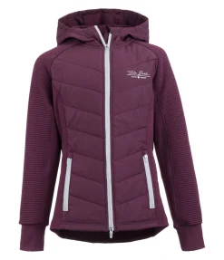 Felix Bühler Veste stretch bi-matière Enfant Daniela II noir-violet New