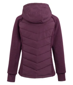 Felix Bühler Veste stretch bi-matière Enfant Daniela II noir-violet New