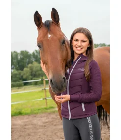Felix Bühler Veste stretch bi-matière Enfant Daniela II noir-violet New